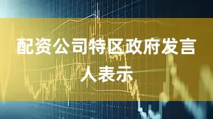 配资公司　　特区政府发言人表示